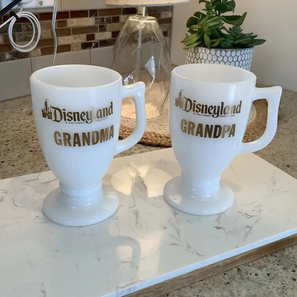 Disney Other - Disneyland Grandma and Grandpa Coffee Cups Mugs